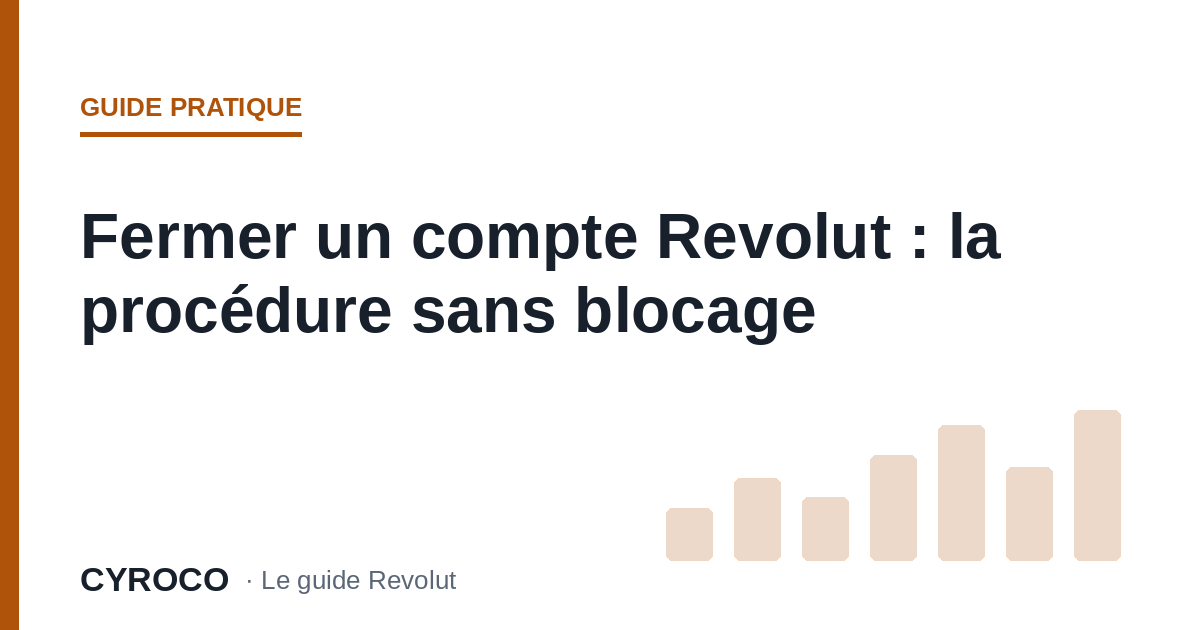 Fermer un compte Revolut : la procédure sans blocage