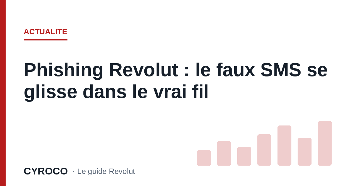 Phishing Revolut : le faux SMS se glisse dans le vrai fil
