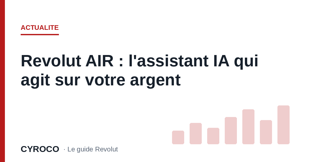 Revolut AIR : l'assistant IA qui agit sur votre argent