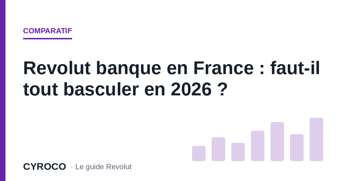 Revolut banque en France : faut-il tout basculer en 2026 ?
