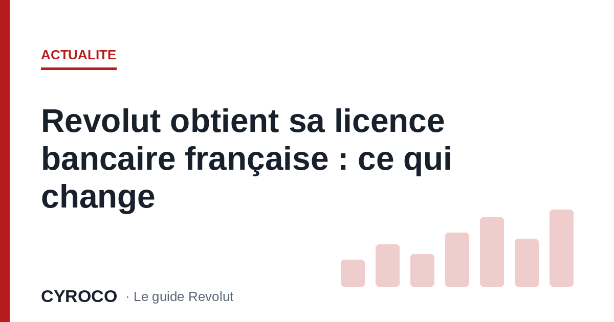 Revolut obtient sa licence bancaire française : ce qui change