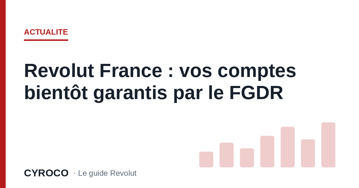 Revolut France : vos comptes bientôt garantis par le FGDR