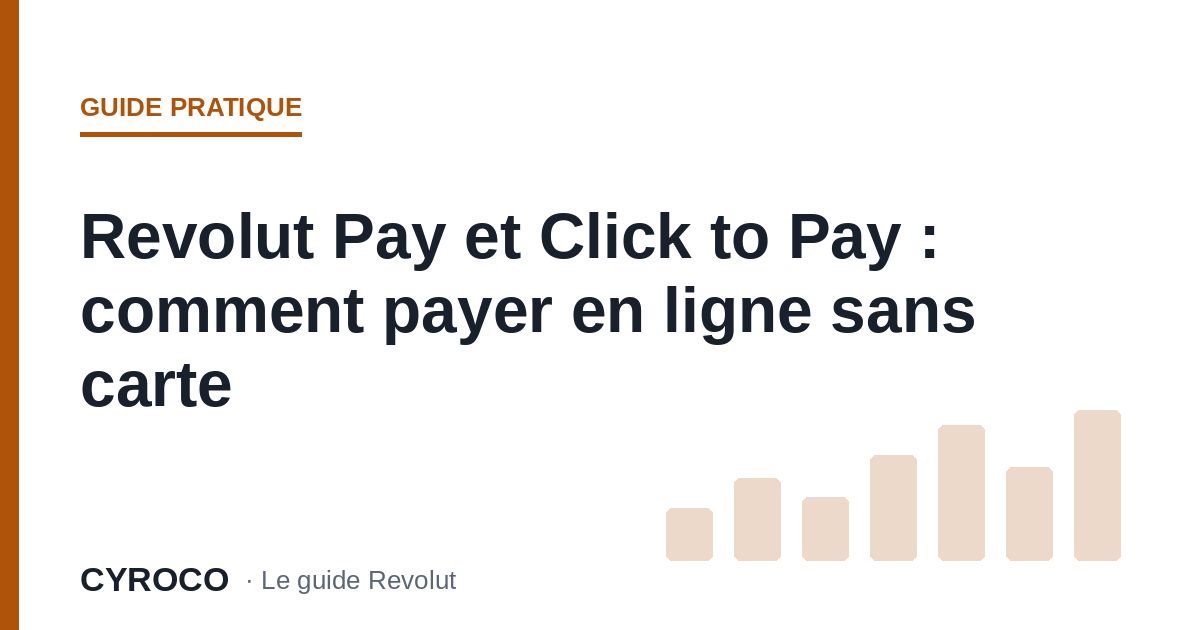 Revolut Pay et Click to Pay : comment payer en ligne sans carte