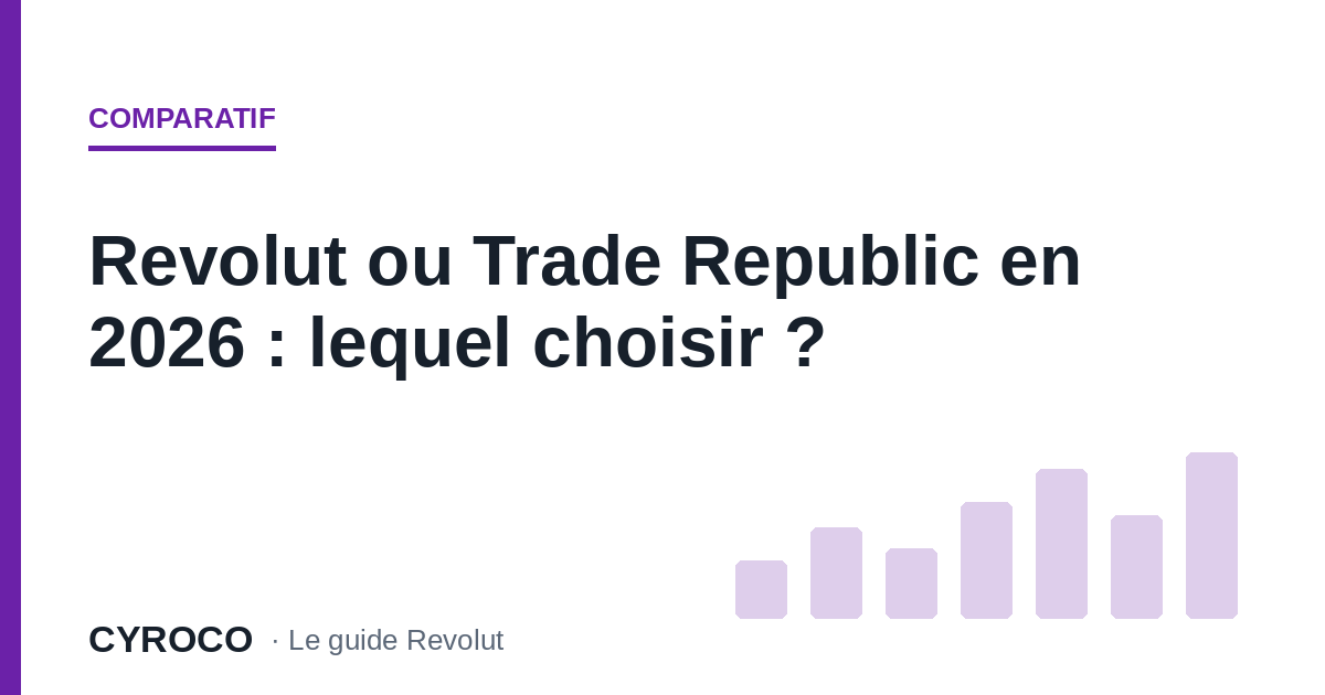 Revolut ou Trade Republic en 2026 : lequel choisir ?